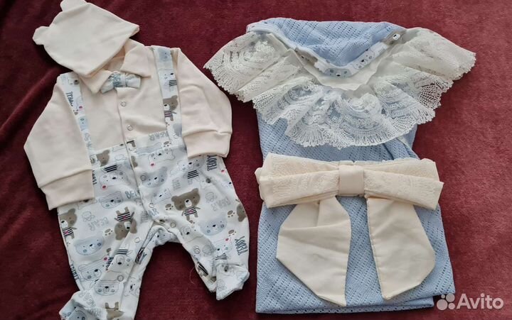 Конверт на выписку для мальчика летний