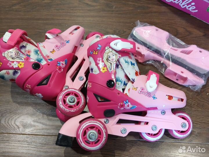 Ролики+ коньки детские раздвижные