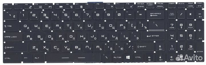 Клавиатура MSI GP72VR 7RFX(Leopard Pro) -477RU с б