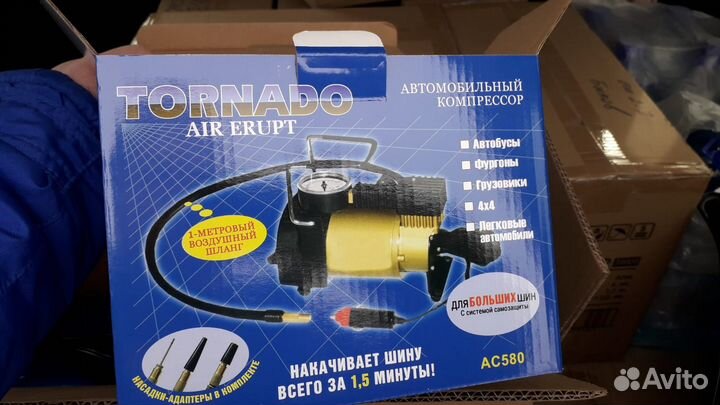 Компрессор автомобильный tornado AC 580