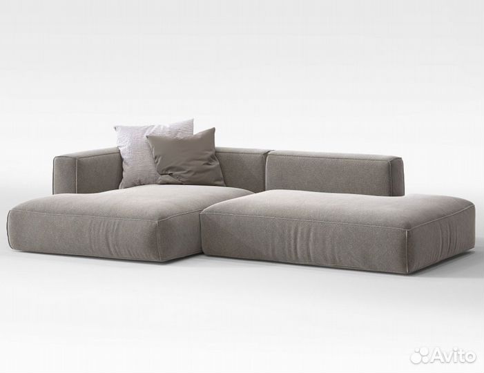 Угловой диван выкатная еврокнижка Hoyte