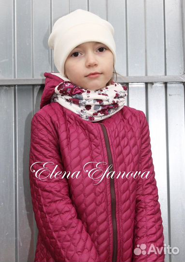 Стеганое пальто для девочки