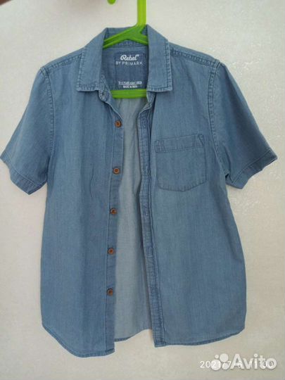 Джинсовая рубашка Rebel на мальчика