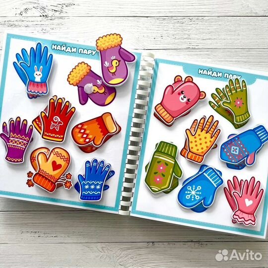 Развивайся малыш.3 часть. Игры на липучках