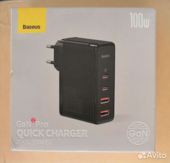 New зарядное устройство Baseus GaN5 Pro 65Вт 100Вт