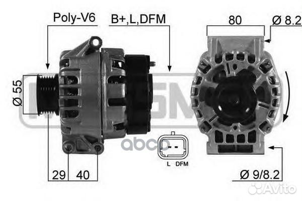 Генератор\ Renault thalia 2002