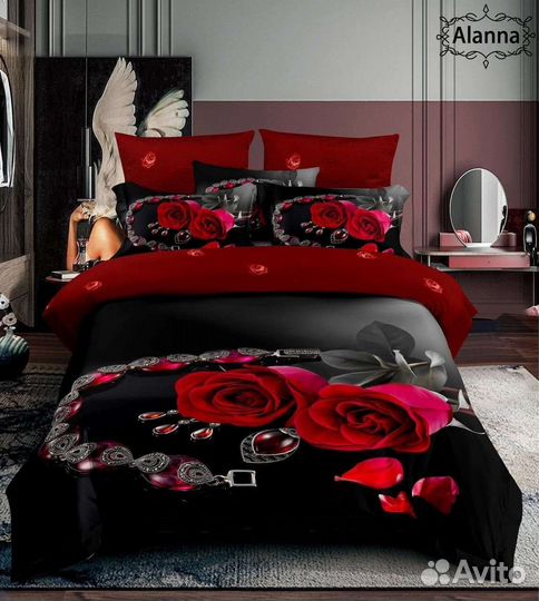 Постельное белье евро