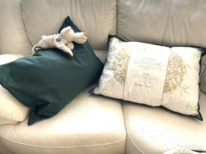 Подушка для сна антиалергенная пух бамбук
