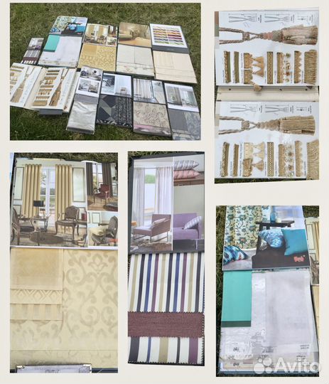 Сет европейских каталогов тканей на поделки