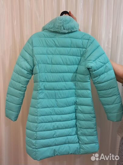 Пуховик женский длинный