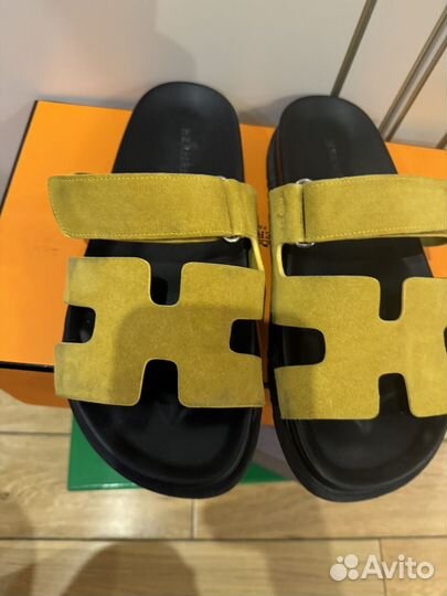Шлепки hermes 39