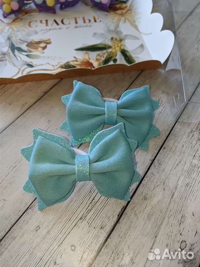 Подарочный набор резинок заколок для волос 15 штук