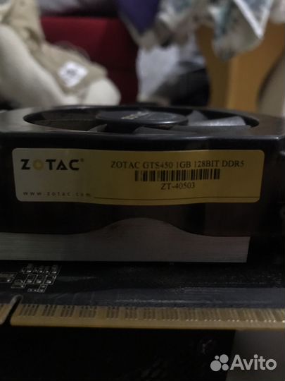 Видеокарта zotac GTS450 1GB 128BIT ddrs