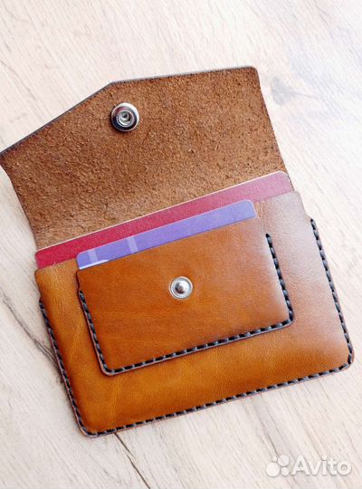 Обложка для автодокументов натуральная кожа