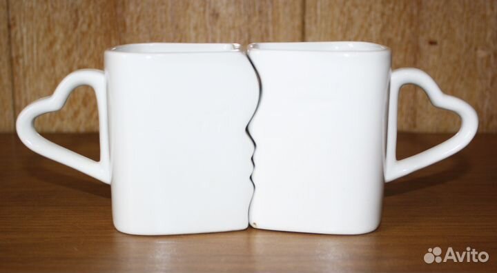 Чайные бокалы ко дню Влюблённых - I Love You