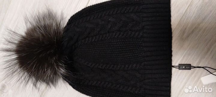 Шапка вязаная шерсть