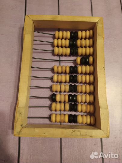 Счеты деревянные СССР 22*25 см