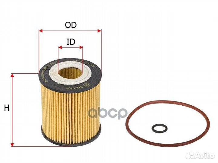 Фильтр масляный mazda CX-7 -10/3-6 2.3 турбо/ M