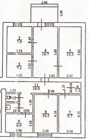 Свободного назначения, 6 м²