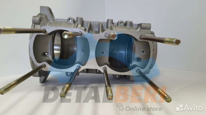 Картер двигателя рмз 500 с доработками по каналам