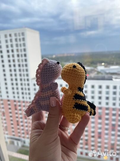 Вязаные игрушки ручной работы