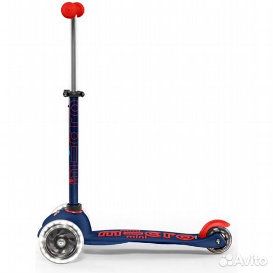 Самокат Micro Mini Micro Deluxe LED Navy Blue