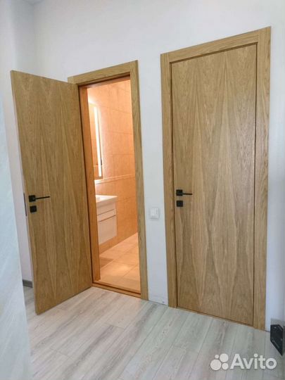 Межкомнатные двери в натуральном шпоне дуба