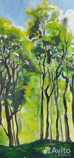 Картина маслом пейзаж 