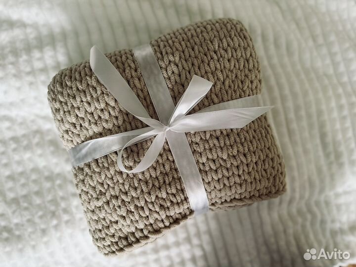 Плед детский вязаный