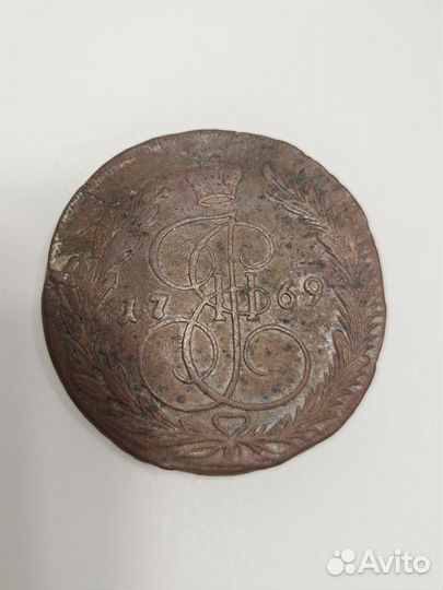 Монета Екатерина 2