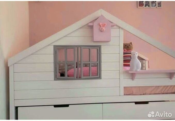 Детская кровать домик от 3 лет