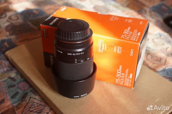 Объектив Sony 75-300mm f4,5-5,6 macro