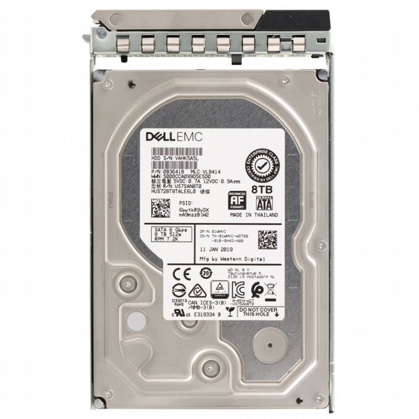 [01WMVC] Жесткий Диск Dell 0b36418 8tb SATA3 3,5" Hdd