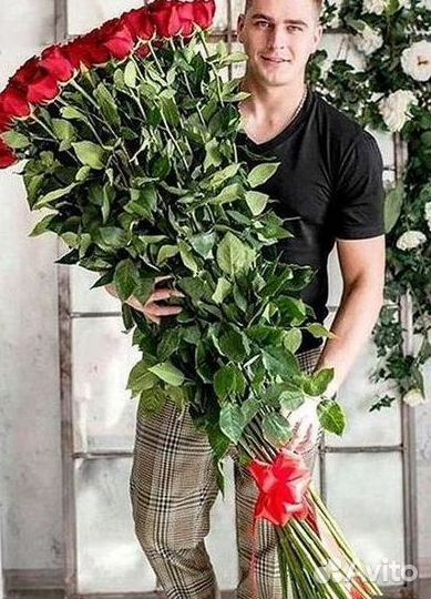 Высокие розы Гигантские розы Доставка цветов