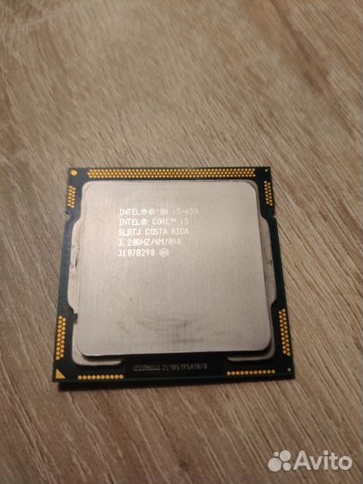 Процессор Intel core i5 650