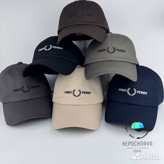 Бейсболка Fred Perry Премиум Синяя