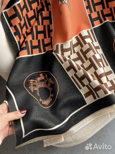 Палантин платок шарф кашемир на шею