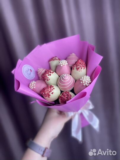 Букет клубника в шоколаде 