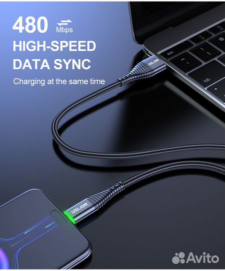 Кабель Micro USB быстрая зарядка