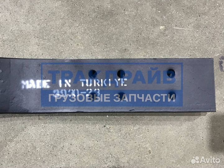 Полурессора Шмитц однолистовая (с изгибом)