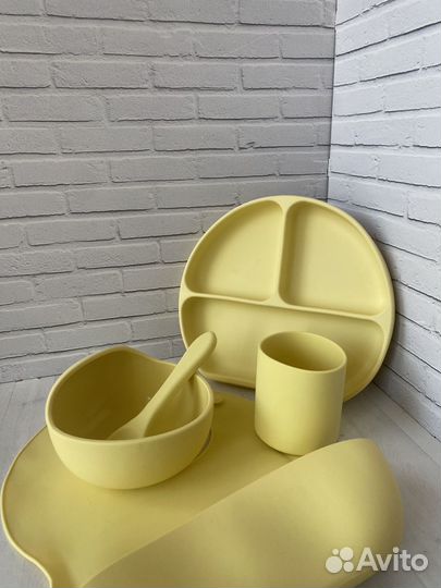 Силиконовая детская посуда