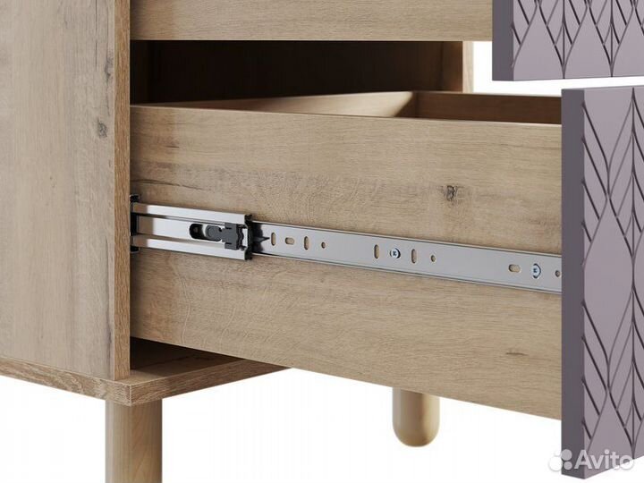 Тумба прикроватная Теджонс Leaf Lavanda