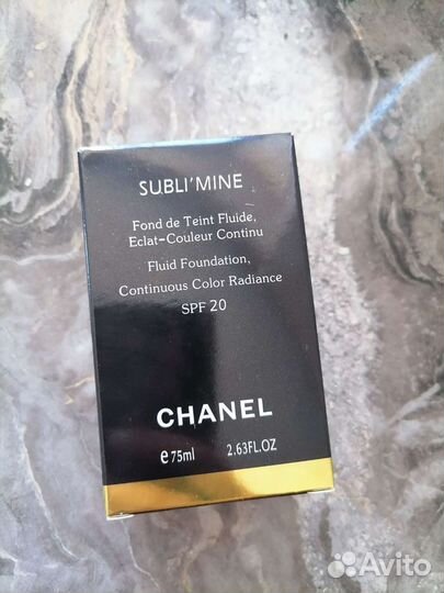 Тональный крем chanel sublimine новый