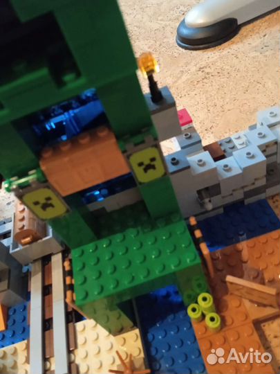 Lego майнкрафт шахта крипера