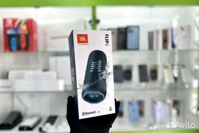Колонка JBL Flip 6 Blue. Новая. Рассрочка