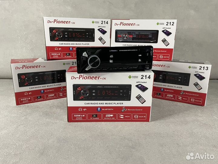 Магнитола 1 din pioneer новая