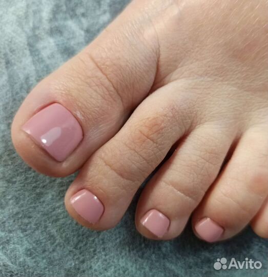 Маникюр гель лак и педикюр