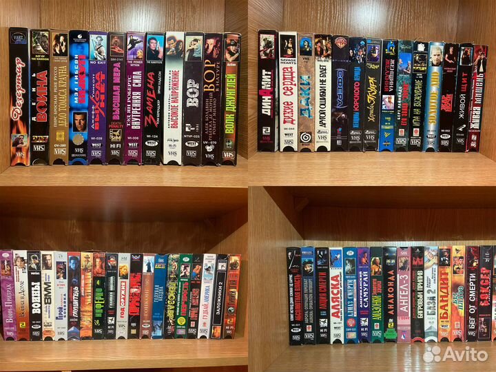 Большой выбор VHS видеокассет в отличном качестве