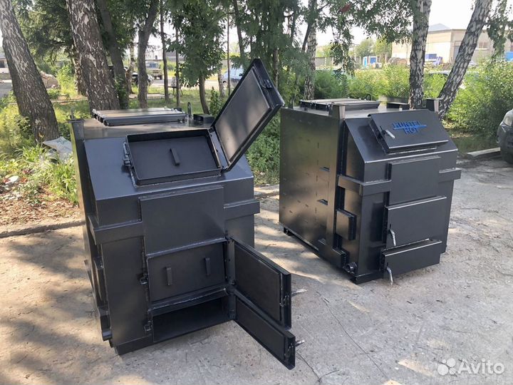 Твердотопливный котёл длительного горения