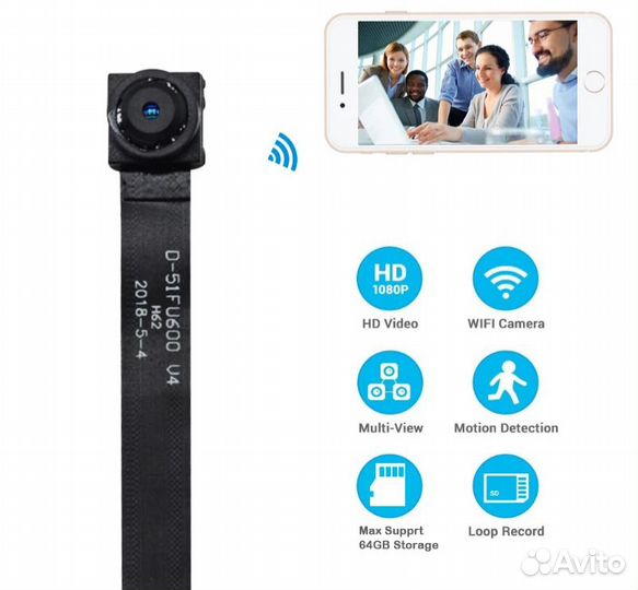 Мини камера wifi с IP-режимом